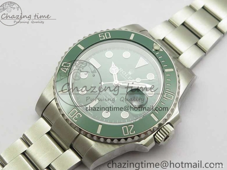 MiroTime 0210 Submariner 116610 LV Green Ceramic ZZF 904L 1:1 Best Edition on SS Bracelet VR3135 V FreshLook 2869